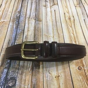 Mens Brown Leather Cowhide Belt 42” Length